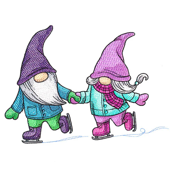 Winter Skating Gnomes - Image 3