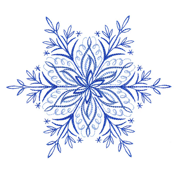 Winter Snowflake Calligraphy 2 - Image 5