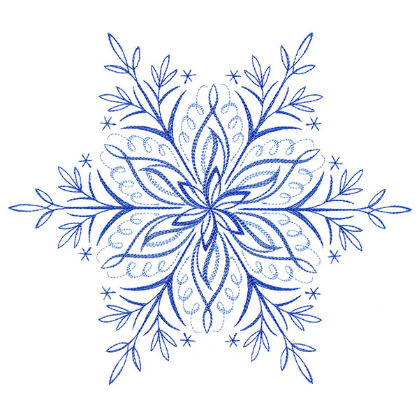 Winter Snowflake Calligraphy 2 - Image 9