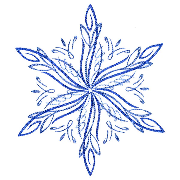 Winter Snowflake Calligraphy 3 - Image 3