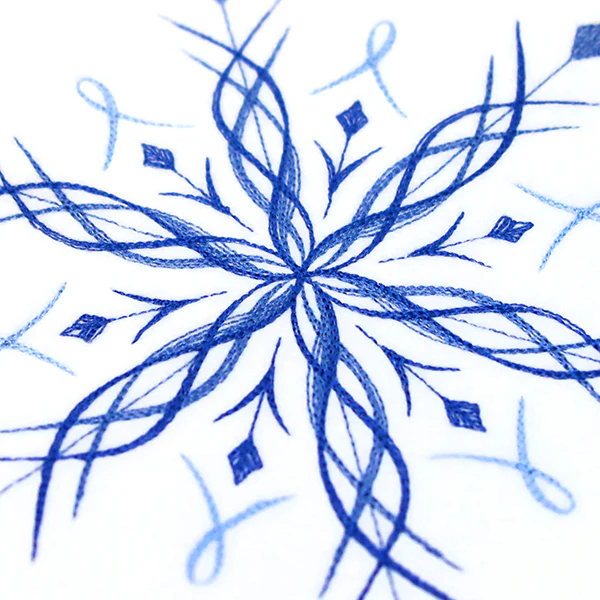 Winter Snowflake Calligraphy 6 - Image 10