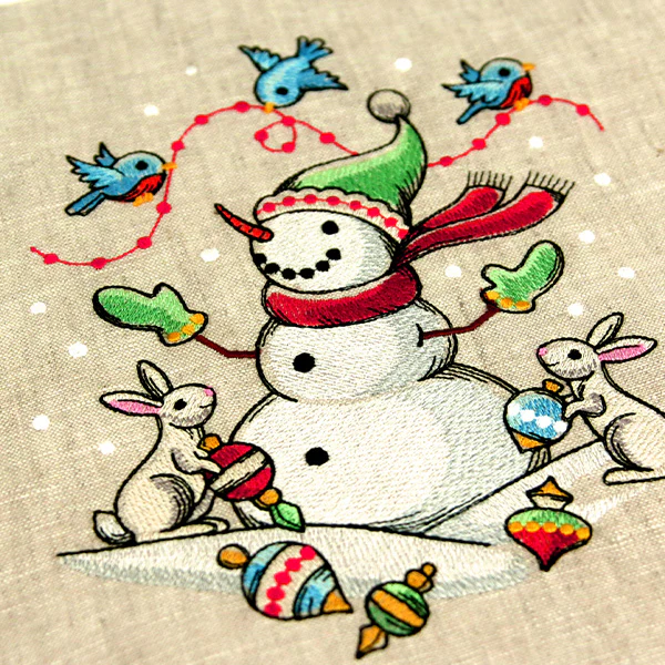 Winter Snowman and Friends - Image 2
