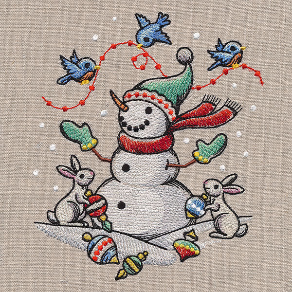 Winter Snowman and Friends - Image 5