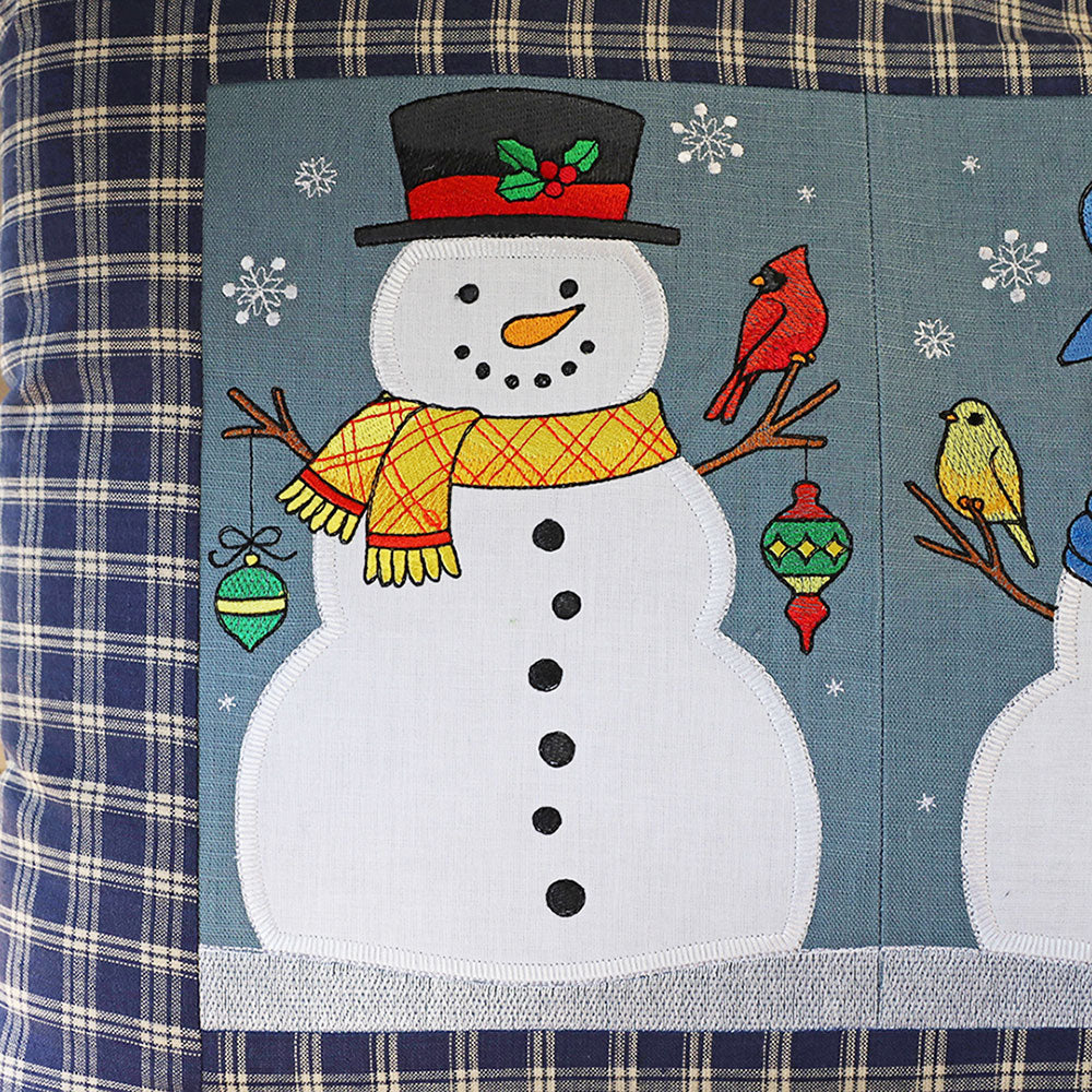 Winter Snowman Build-A-Scene (Applique) Design Pack - Image 3