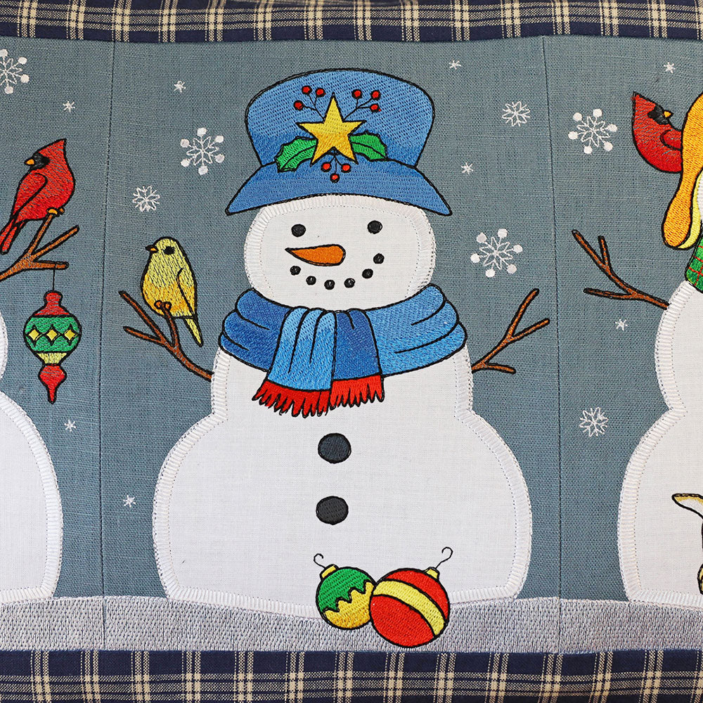 Winter Snowman Build-A-Scene Square 2 (Applique) - Image 6