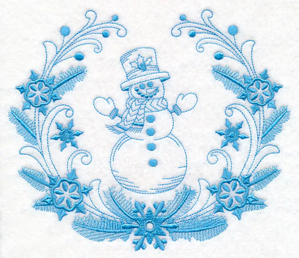 Winter Snowman Laurel - Image 5