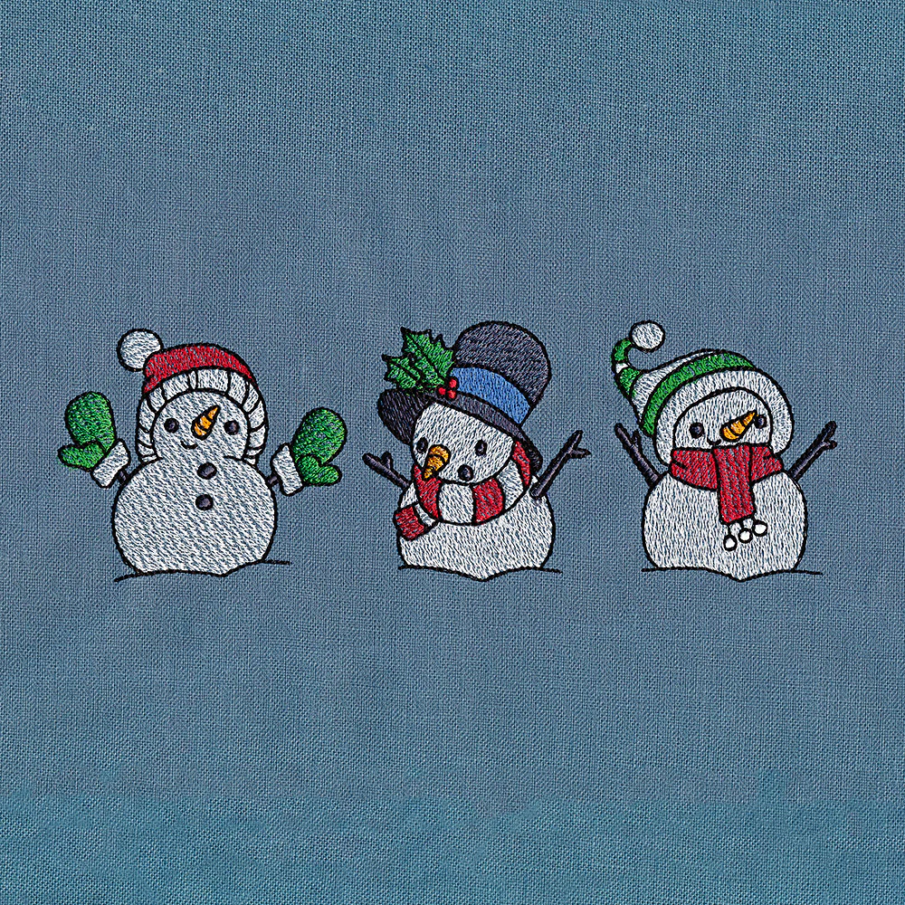 Winter Snowman Trio - Image 3