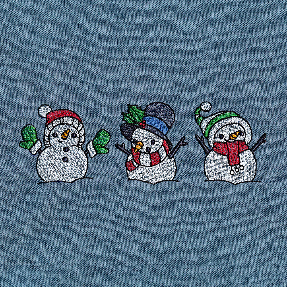Winter Snowman Trio - Image 4