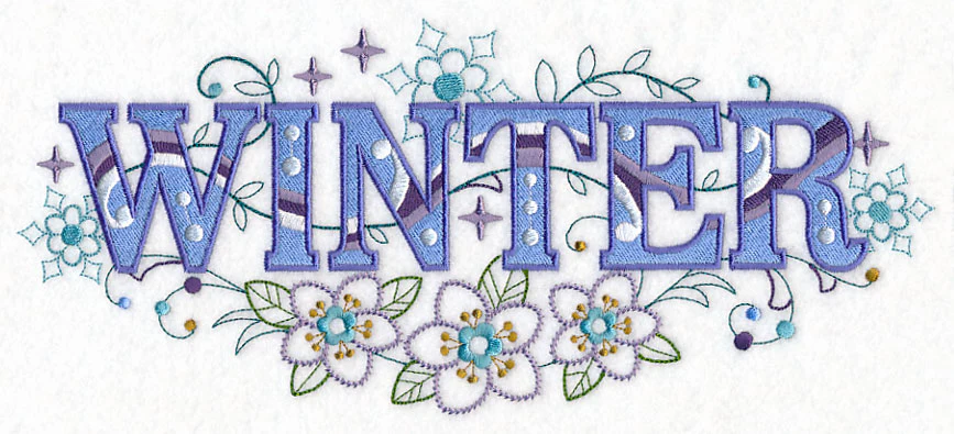 Winter with Vintage Flower Fade - Image 5