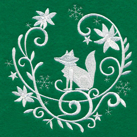Winter Wonderland Fox (Whitework) - Image 3