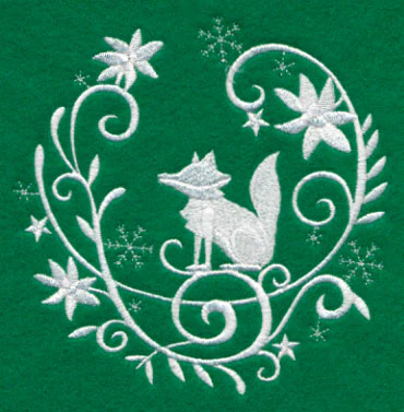 Winter Wonderland Fox (Whitework) - Image 4
