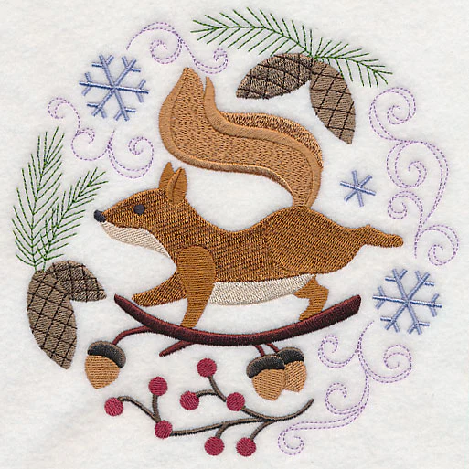 Winter Woodland Squirrel - Image 2