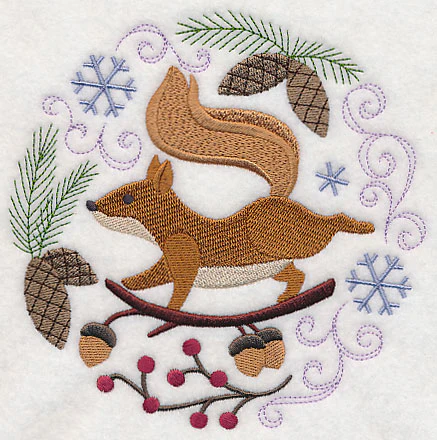 Winter Woodland Squirrel - Image 3