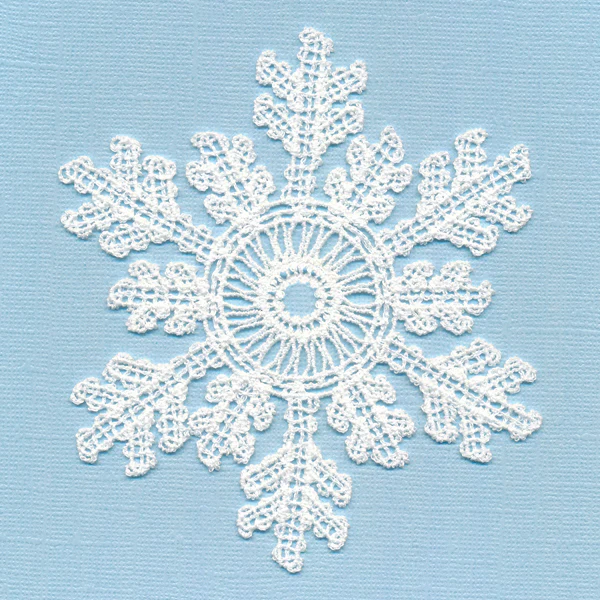 Winter's Night Snowflake (Battenburg Lace) - Image 2