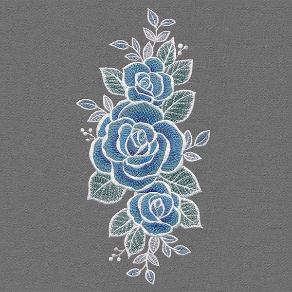 Winter's Splendor Icy Rose Border - Image 3