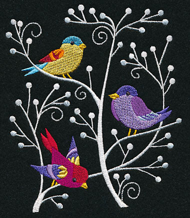 Wintry Bird Trio - Image 3