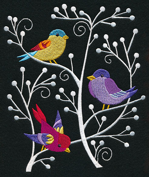Wintry Bird Trio - Image 4