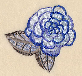 Wintry Flower in Watercolor - Image 2