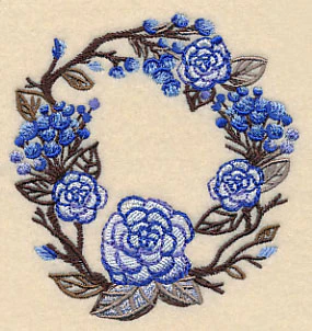 Wintry Flower Wreath in Watercolor - Image 5