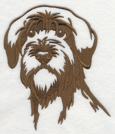 Wirehaired Pointing Griffon Silhouette - Image 4