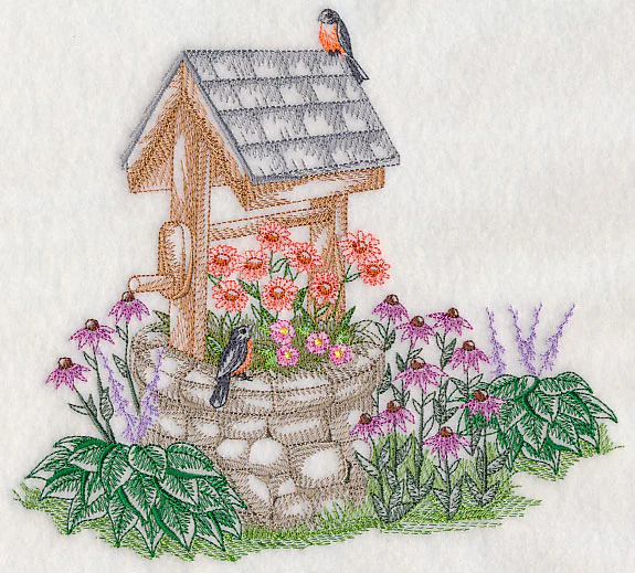 Wishing Well Serenity (Toile)