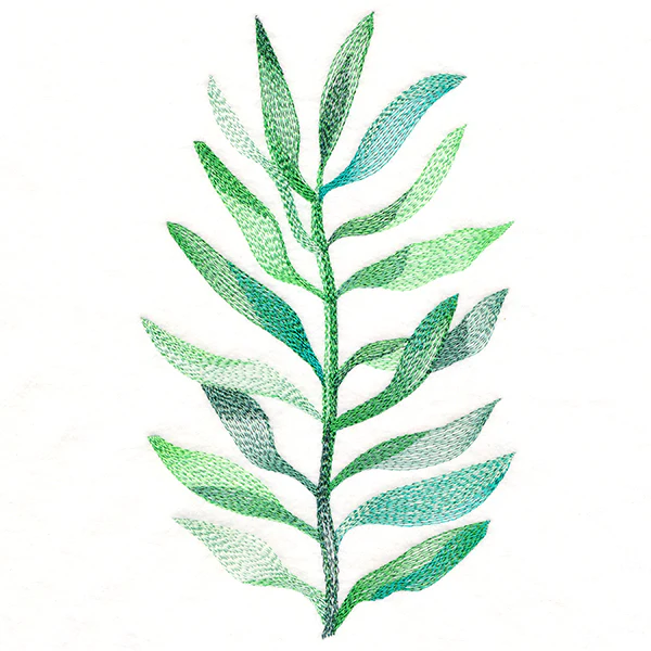 Wispy Botanical in Watercolor - Image 4