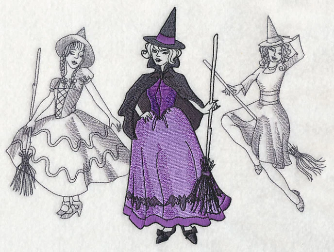 Witch Costume Fashion Plate - Image 4