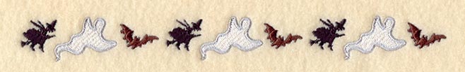 Witch & Ghost Border