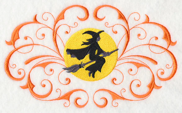 Witch Silhouette and Filigree - Image 2