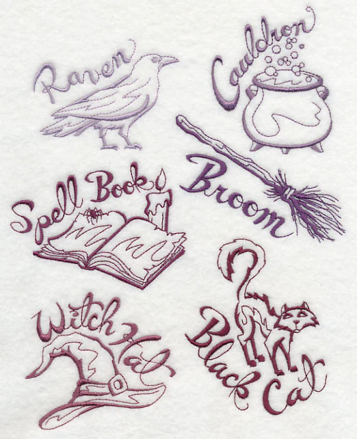 Witchy Halloween Collage
