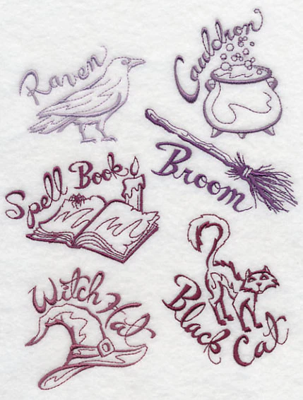 Witchy Halloween Collage - Image 2