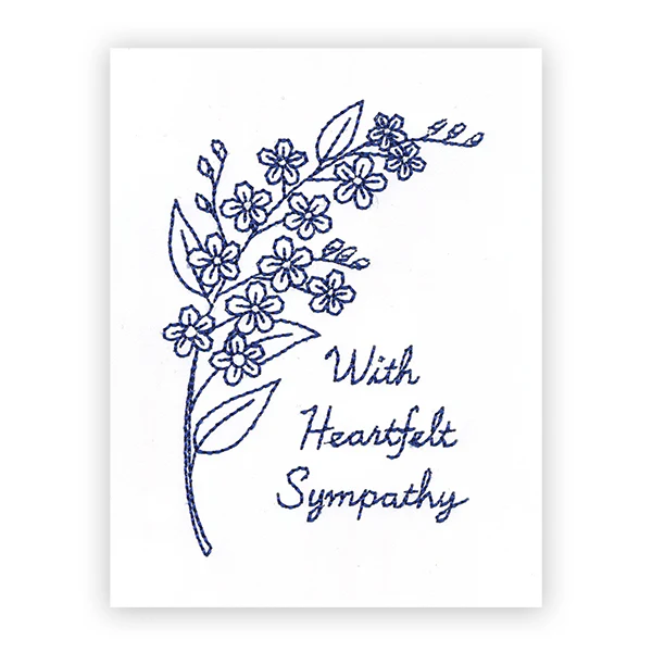 With Heartfelt Sympathy (Cardstock) - Image 2