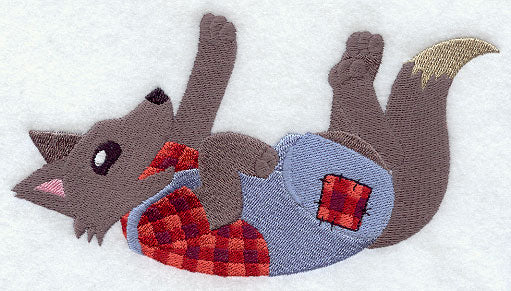 Wolf in Bib Overalls