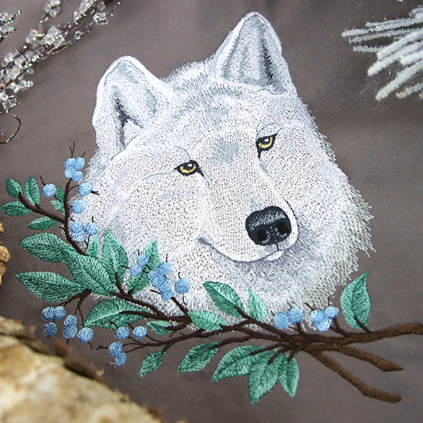 Wolf in Winter Branches - Image 12