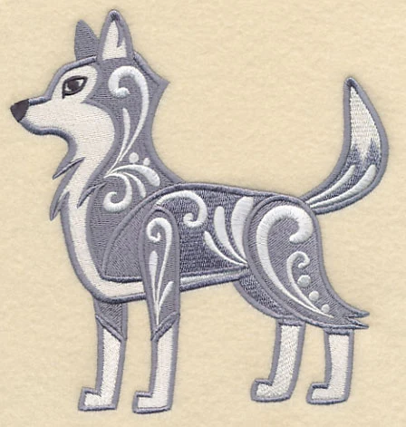 Wolf with Flourish - Image 4