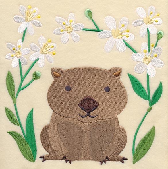 Wombat and Pretty Grass-flag - Image 6