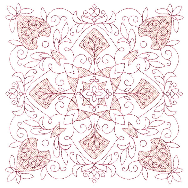 Wondrous Kaleidoscope 1 (Trapunto)
