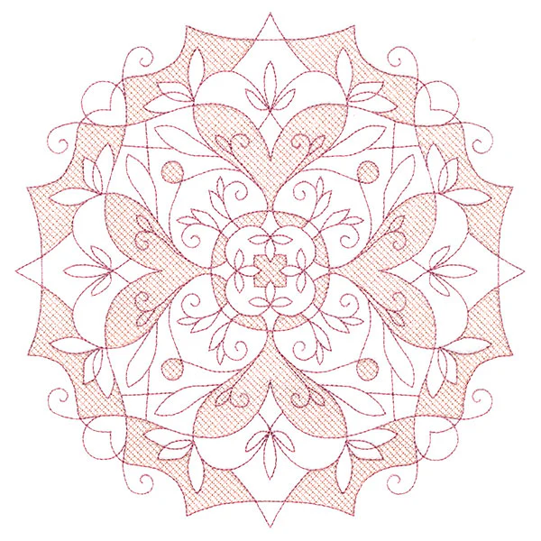 Wondrous Kaleidoscope 4 (Trapunto)
