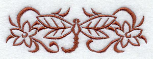 Woodcut Dragonfly Border - Image 3