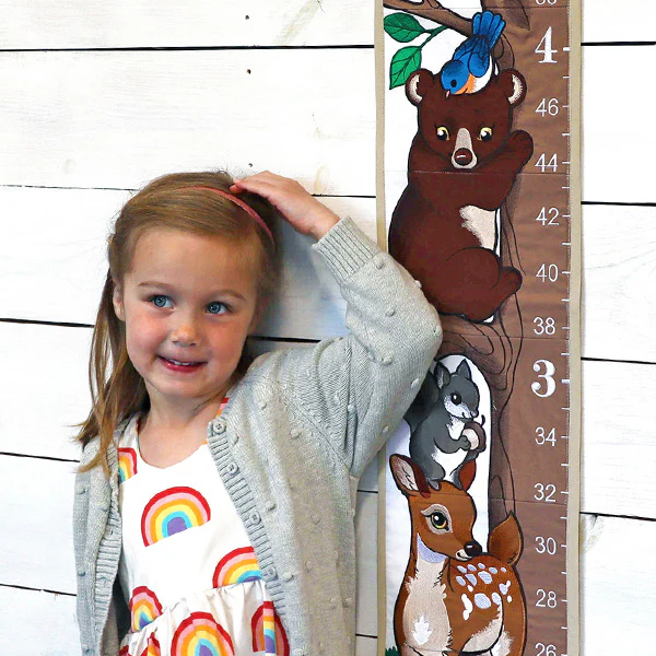 Woodland Animals Growth Chart (Applique) - Image 13