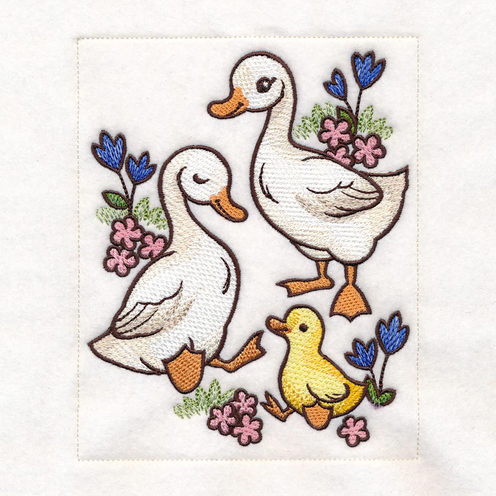 Woodland Animals Quilt - Ducks - Image 4