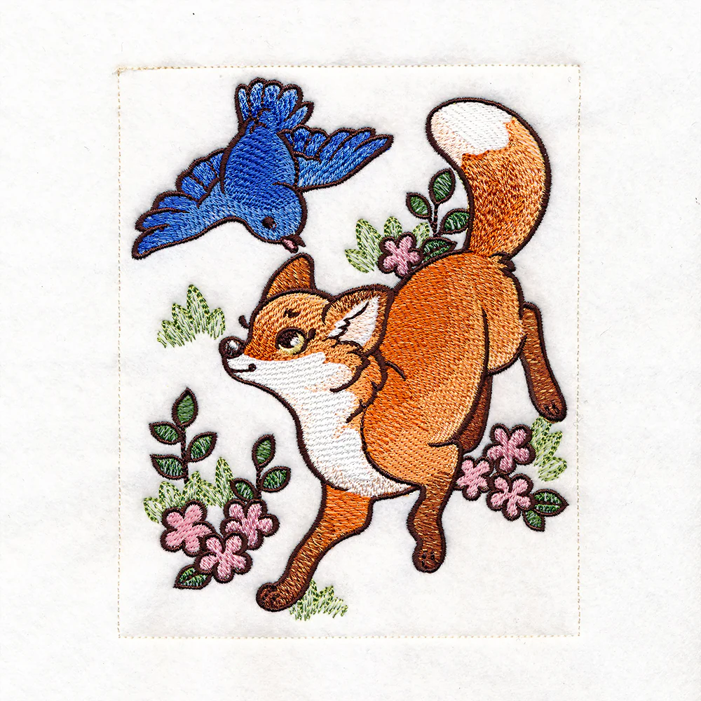 Woodland Animals Quilt - Fox - Image 4