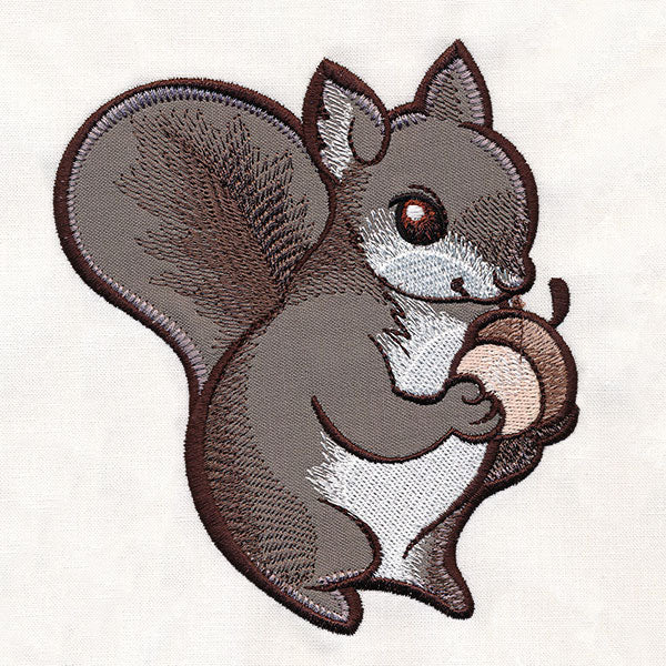 Woodland Animals - Squirrel (Heirloom Applique)