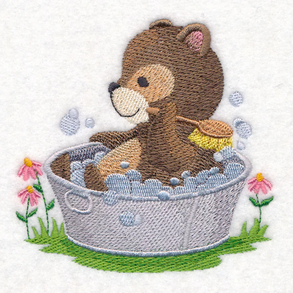 Woodland Bath Time - Bear - Image 3