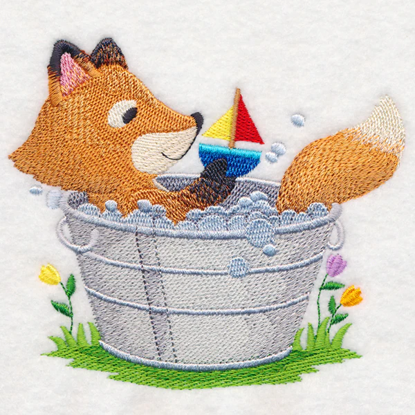 Woodland Bath Time - Fox - Image 2