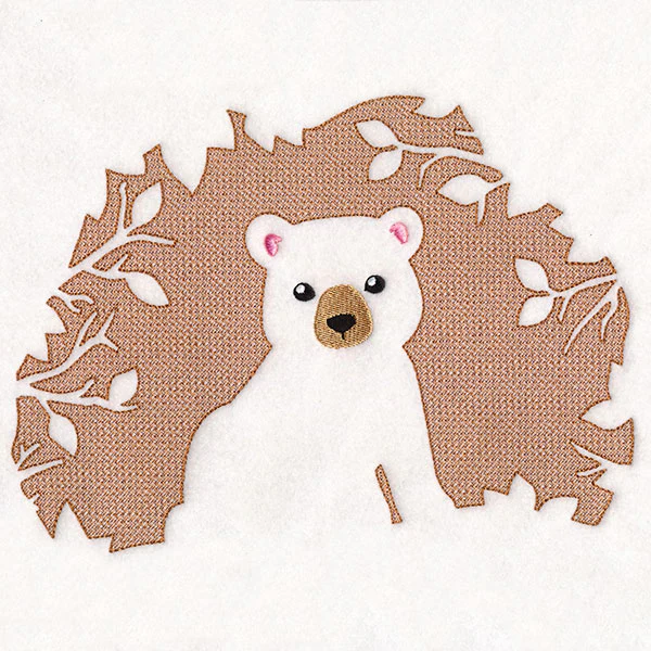 Woodland Bear (Embossed) - Image 8