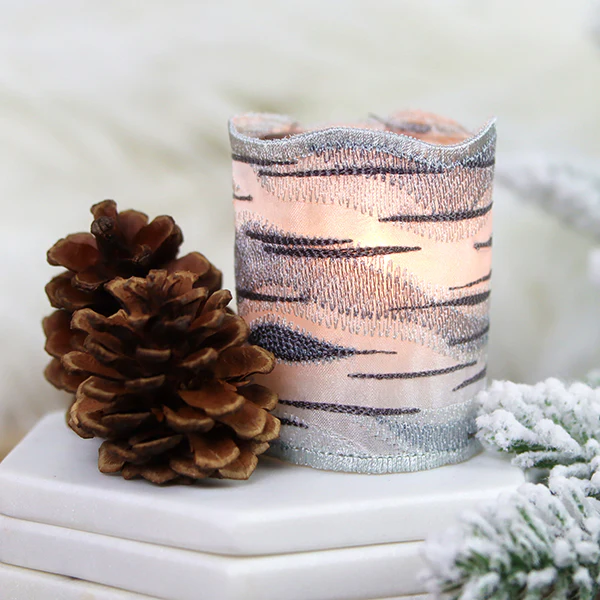 Woodland Birch Votive Wrap (Organza) - Image 8