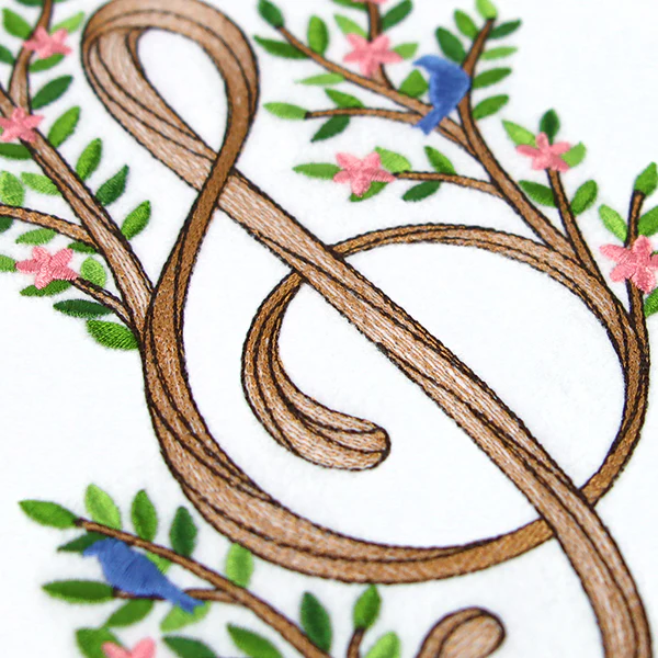 Woodland Blooms Treble Clef - Image 4