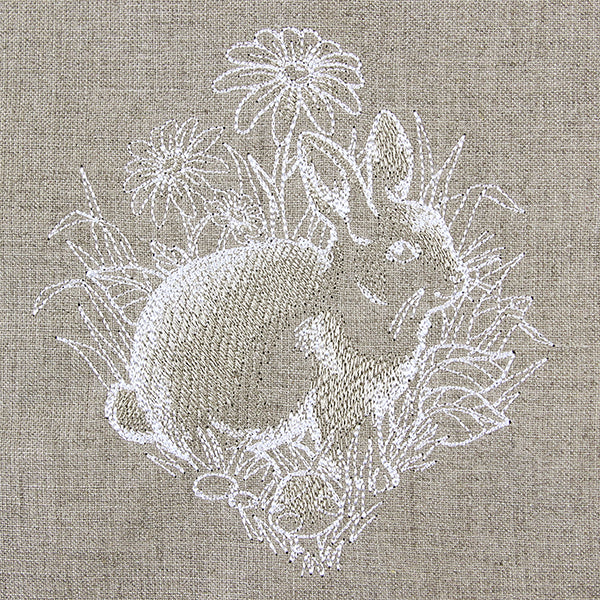 Woodland Bunny Etching - Image 4
