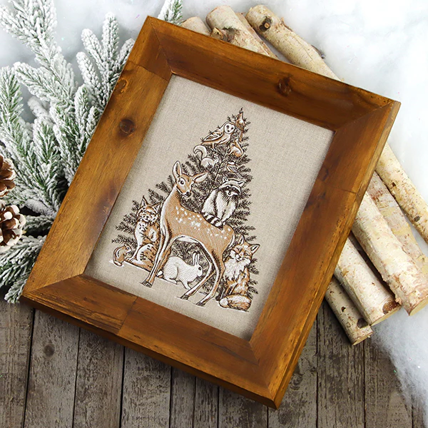 Woodland Christmas Animal Stack - Image 9
